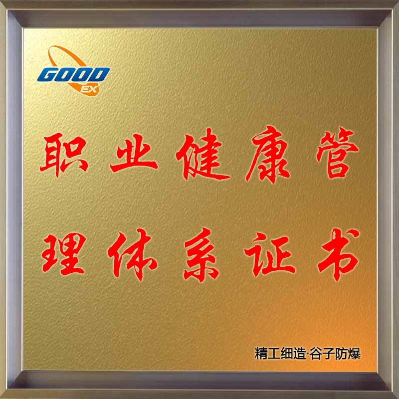ISO45001職業(yè)健康管理體系認(rèn)證證書